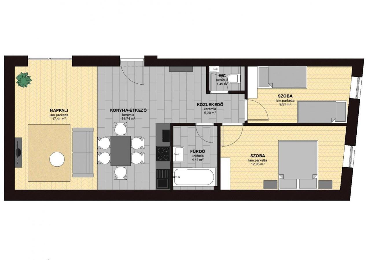Dotis Apartman 터터 외부 사진