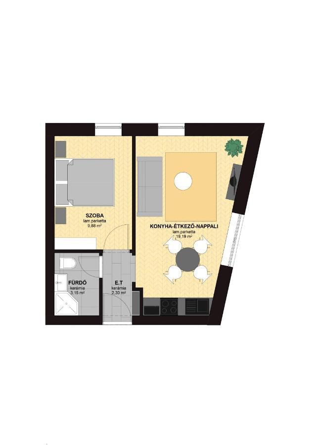 Dotis Apartman 터터 외부 사진