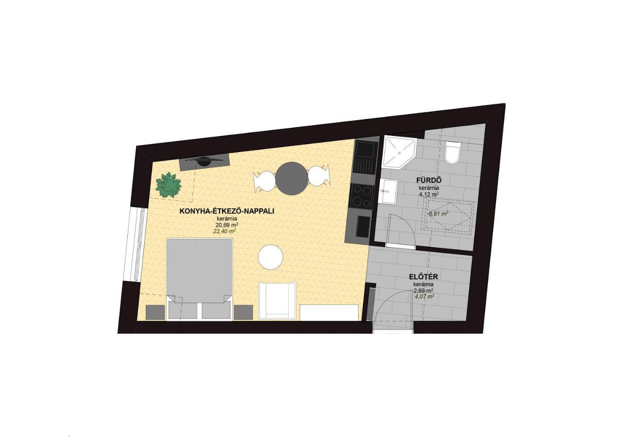 Dotis Apartman 터터 외부 사진