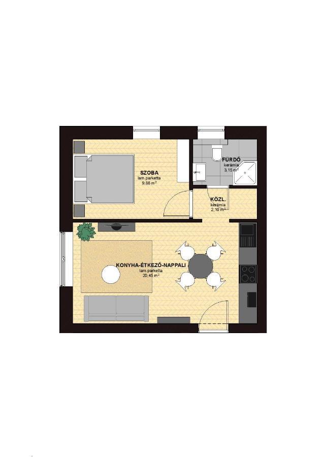 Dotis Apartman 터터 외부 사진