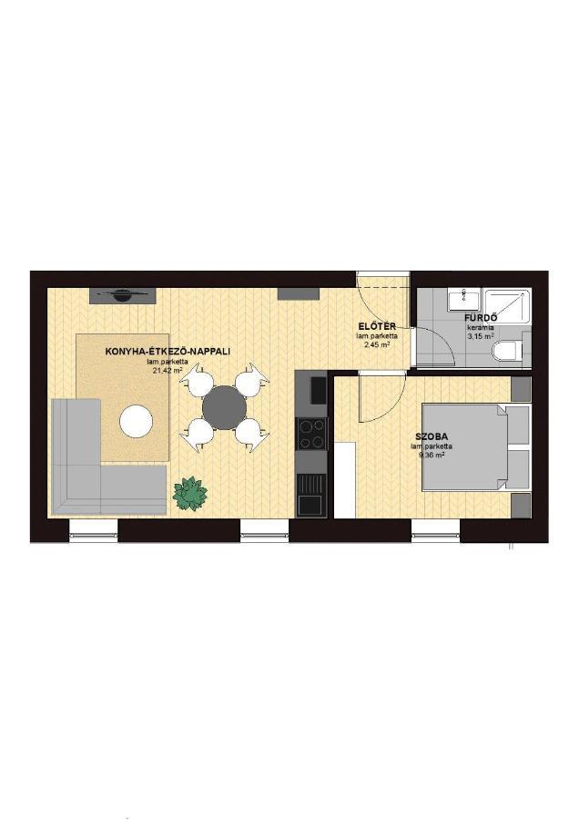 Dotis Apartman 터터 외부 사진