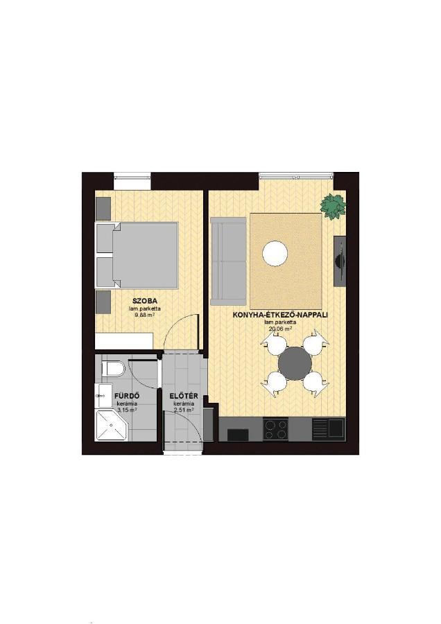 Dotis Apartman 터터 외부 사진