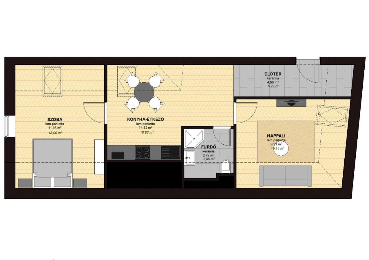Dotis Apartman 터터 외부 사진